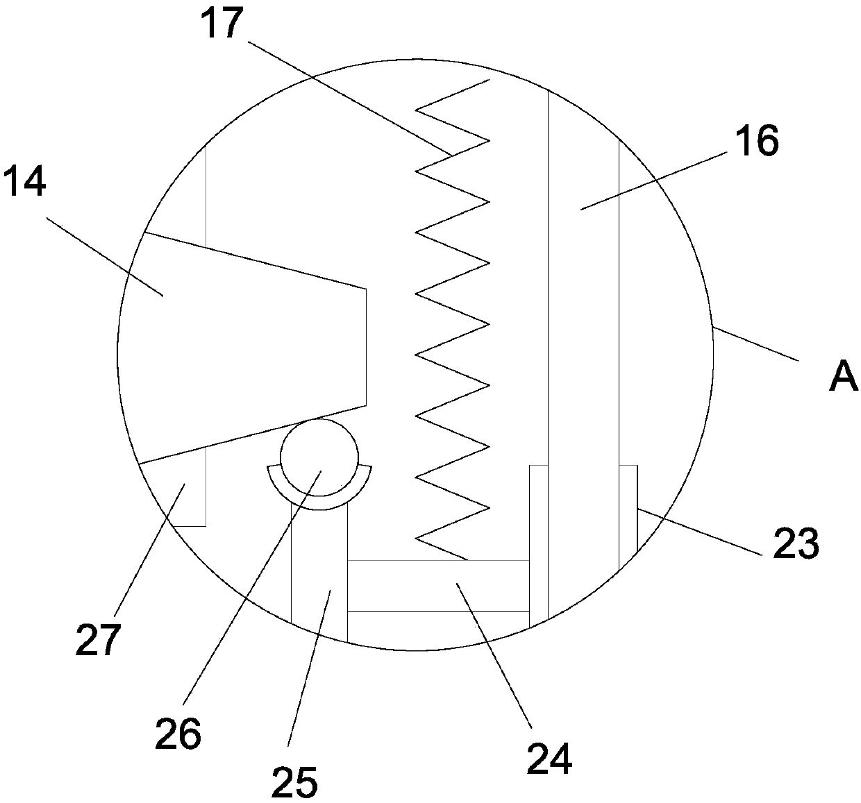 Livestock feed mixing device for agricultural cultivation