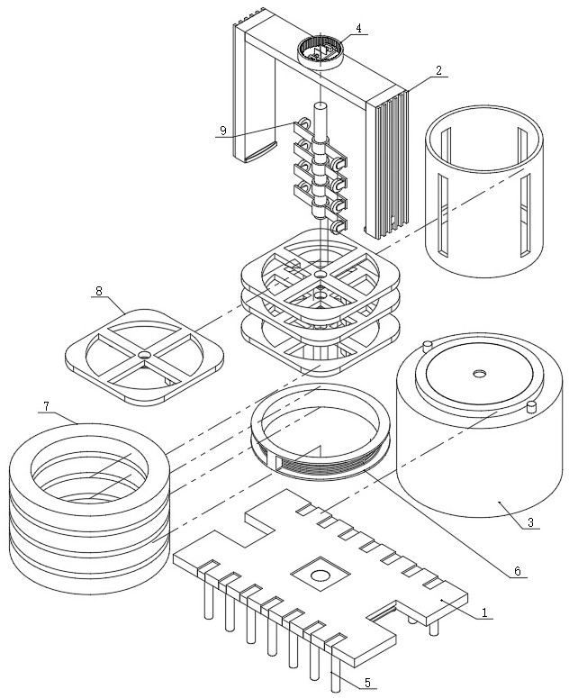 Electronic transformer with anti-creeping function