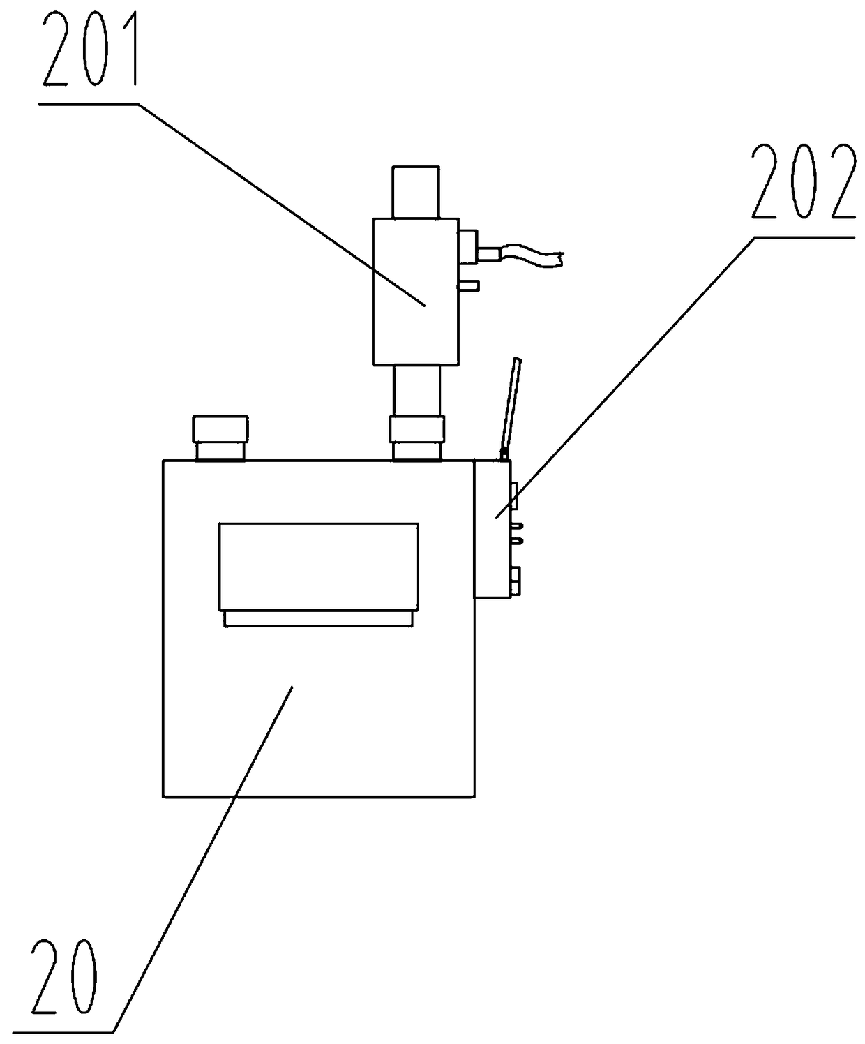 Abnormal combustion gas consumption intelligent detection regulation and control system of combustion gas meter