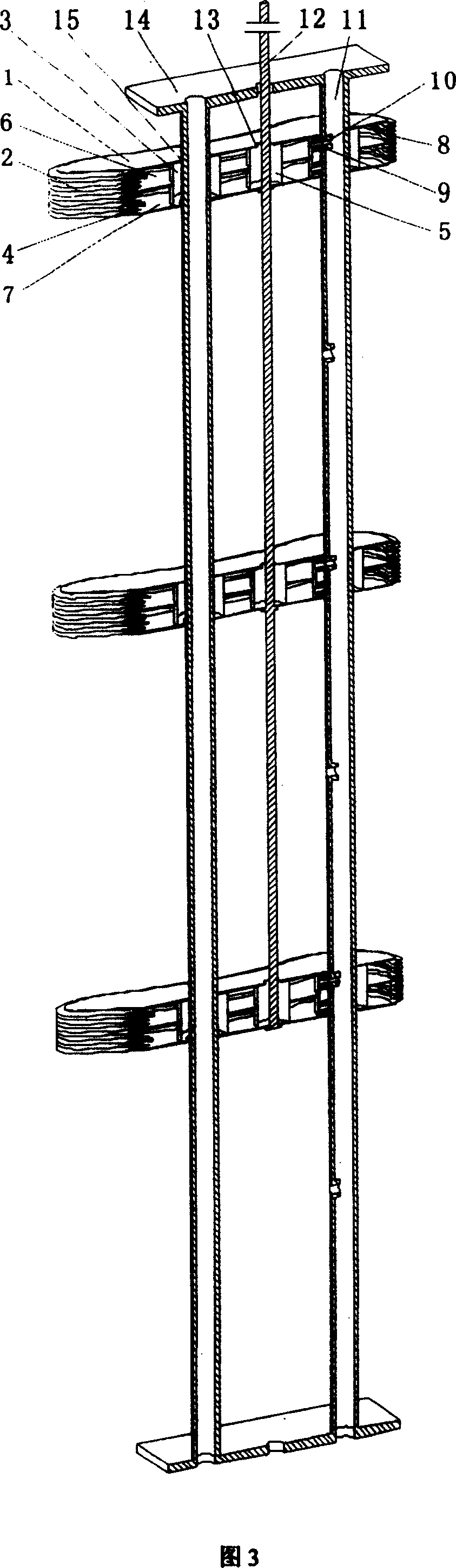 Wing panels of aeration blower fan