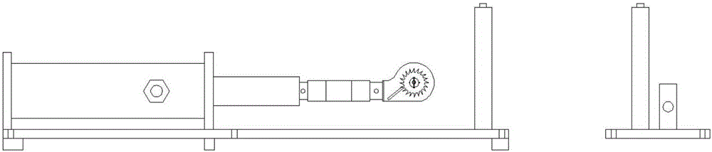 Device and method for tensioning and reinforcing double layers of pre-stress carbon fiber sheet at same time