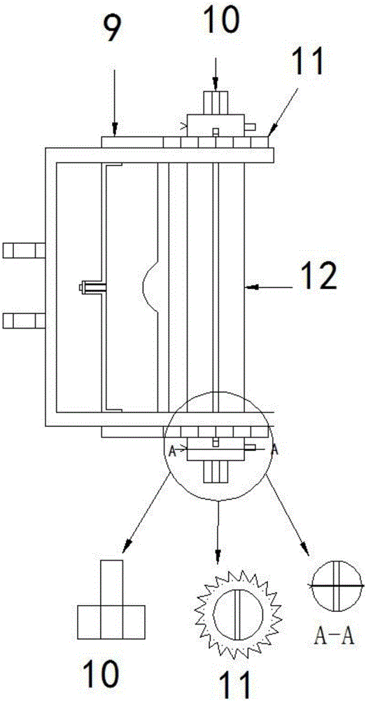 Device and method for tensioning and reinforcing double layers of pre-stress carbon fiber sheet at same time