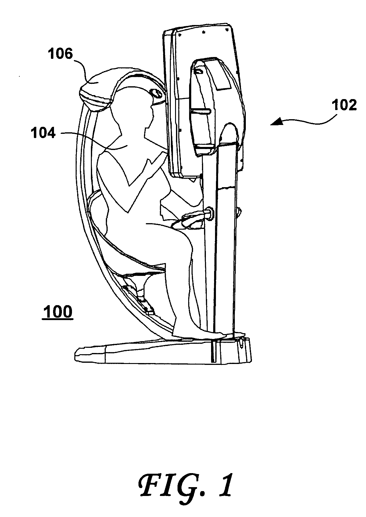 Integral ergonomic gaming terminal