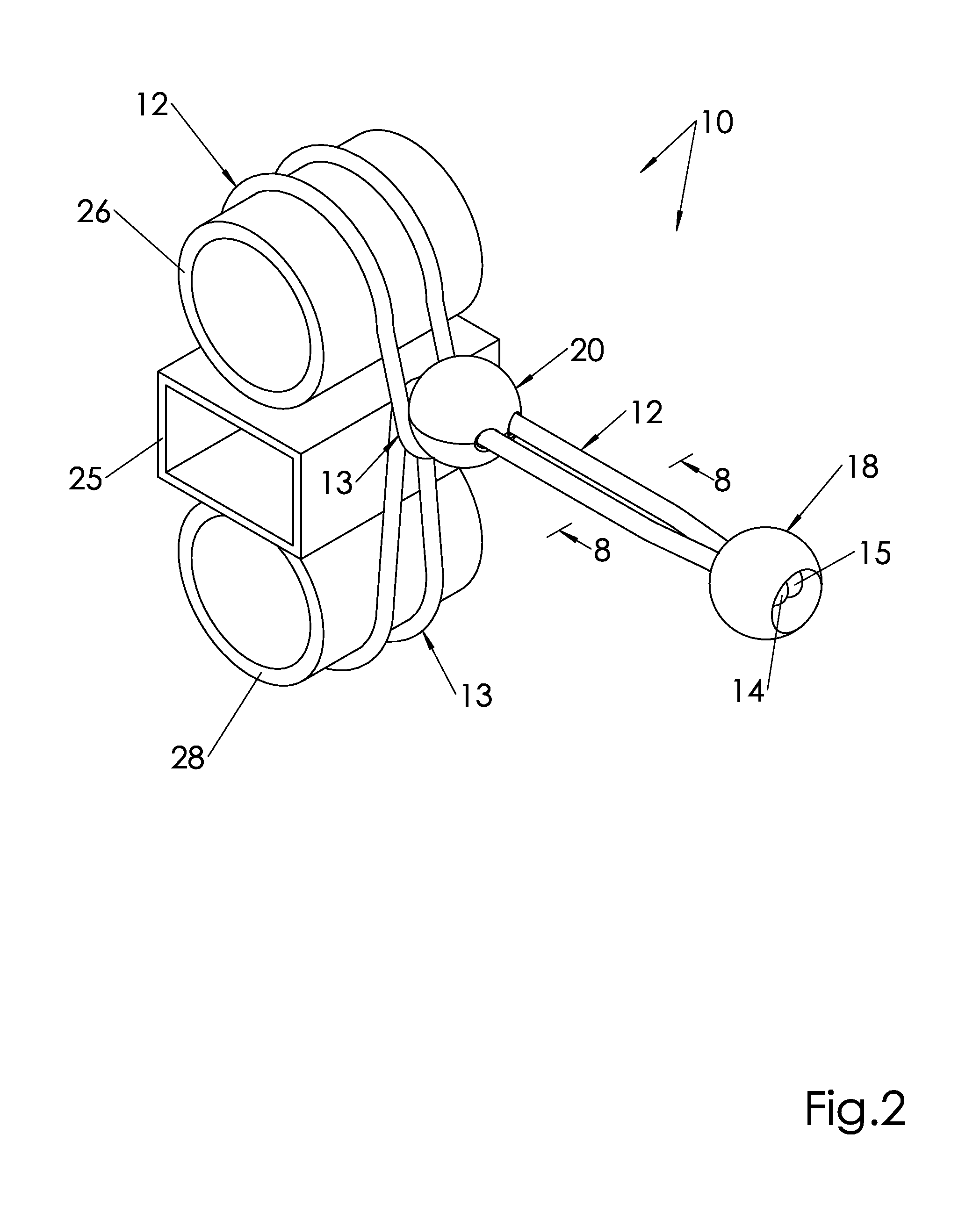 Looped Bungee Strap Tie-Down with Locking Slide