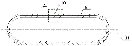 Air respirator winding wire structure