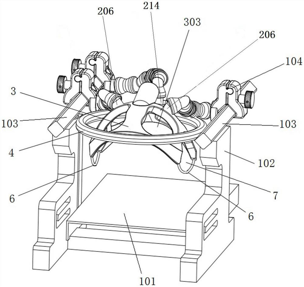 Primate radio frequency coil device for clinical ultrahigh-field magnetic resonance system