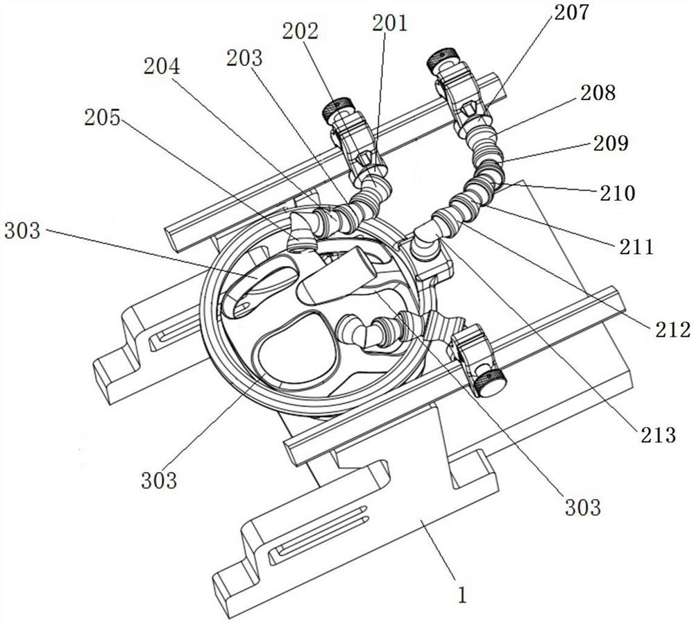 Primate radio frequency coil device for clinical ultrahigh-field magnetic resonance system