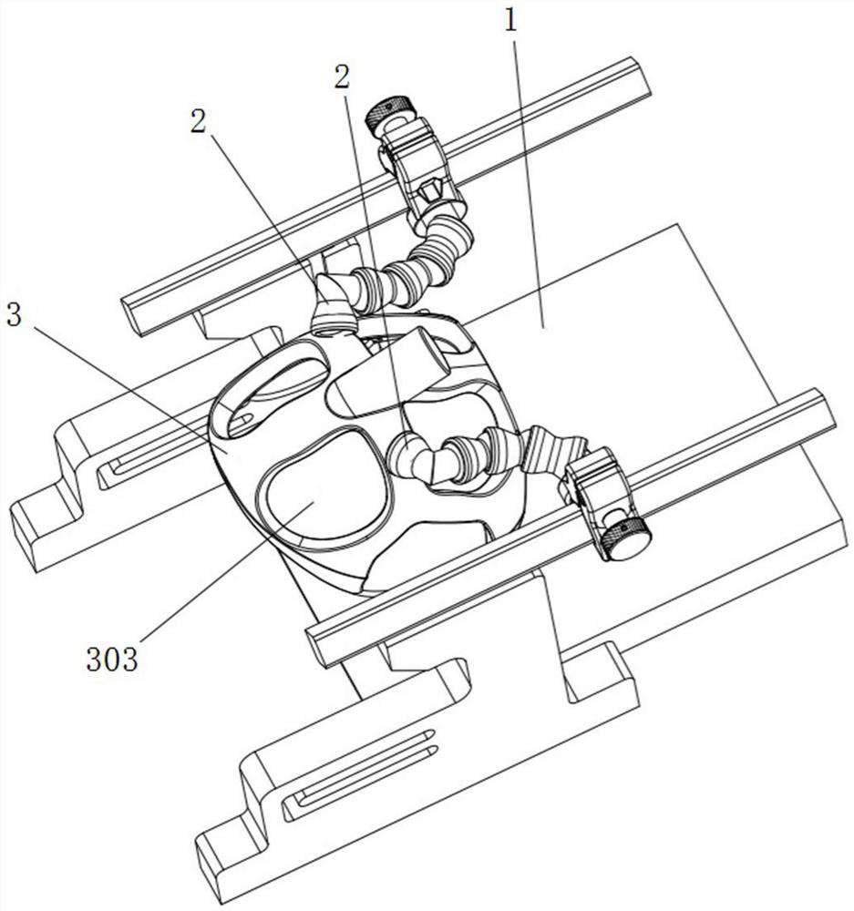 Primate radio frequency coil device for clinical ultrahigh-field magnetic resonance system