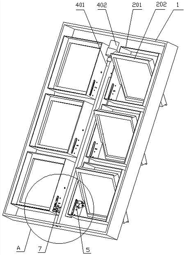 Window opener based on glass curtain wall