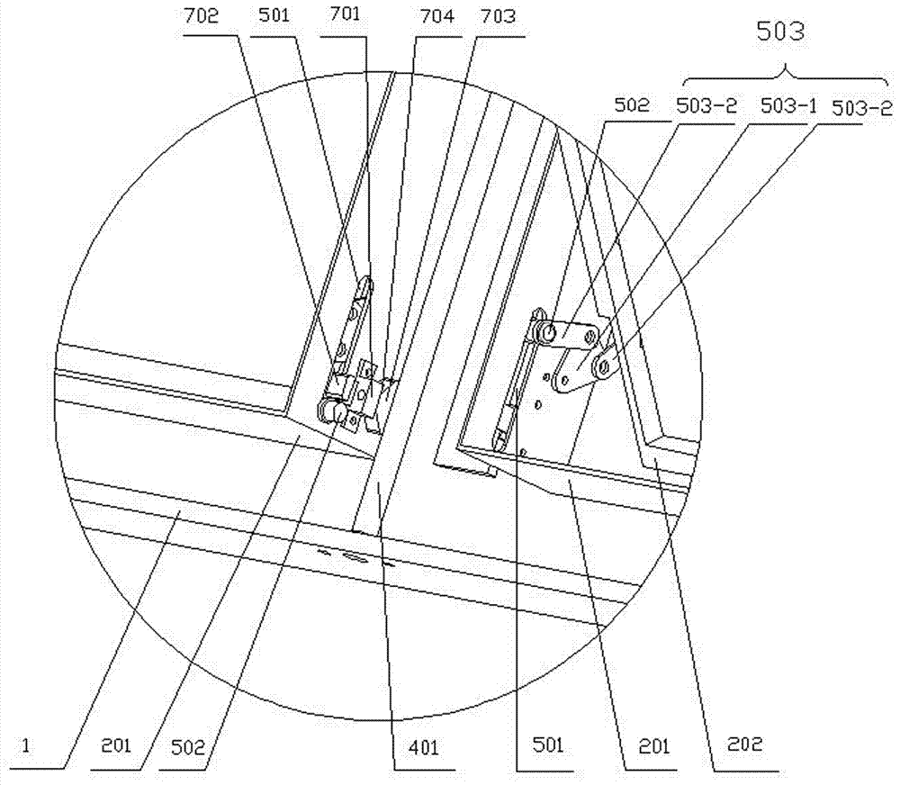 Window opener based on glass curtain wall