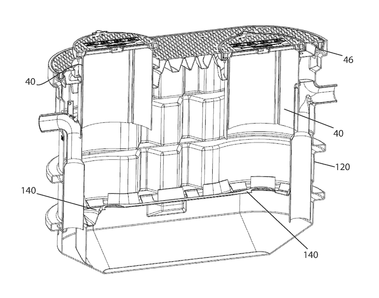 Passive grease trap using separator technology