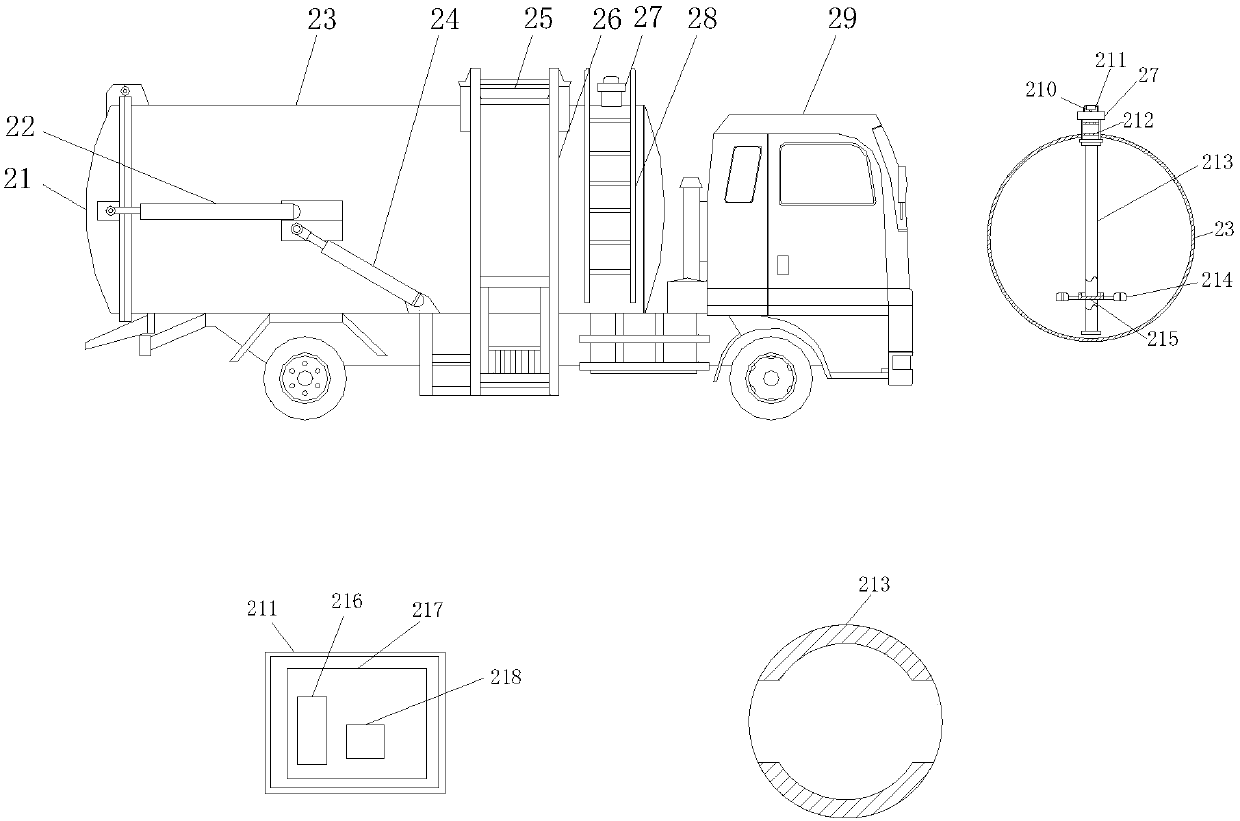 Preparation system for preparing biogas from domestic garbage