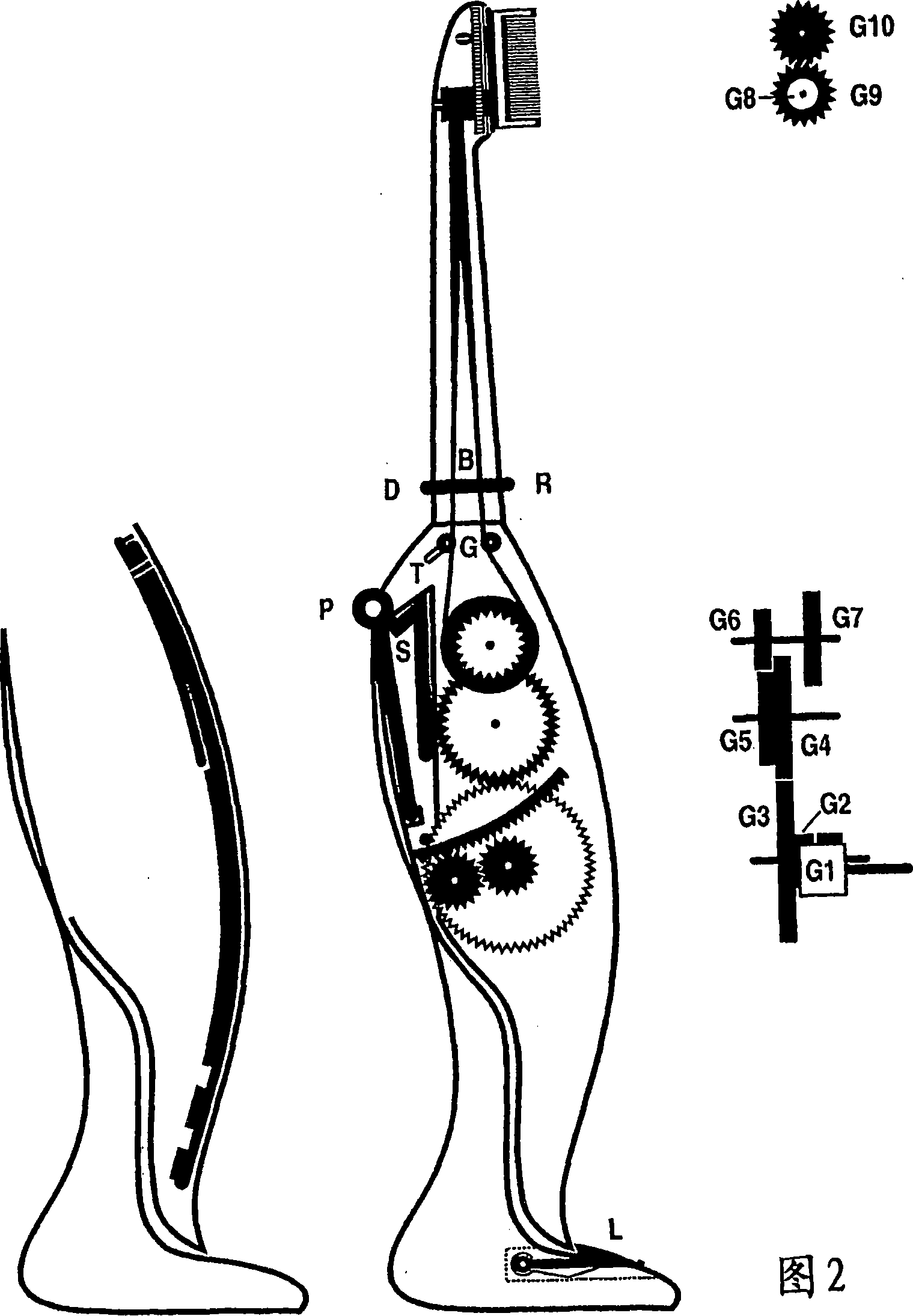 Variable function toothbrushes