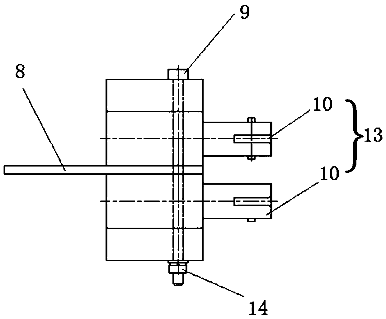 Miniaturized fluorescent optical fiber temperature measurement system