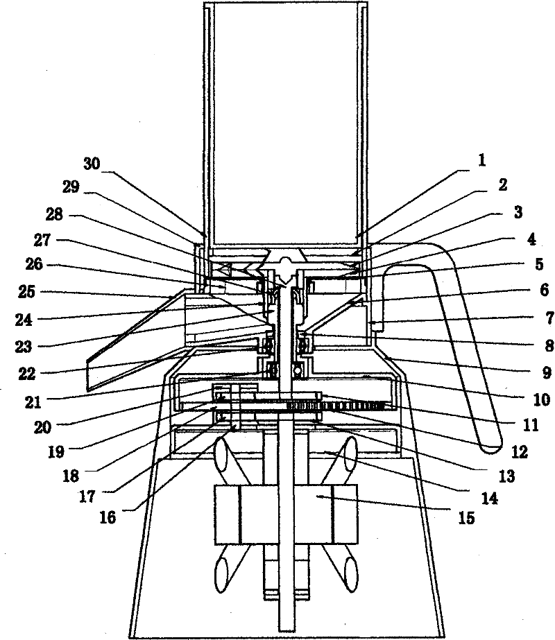 Crushing device with two-way rotation