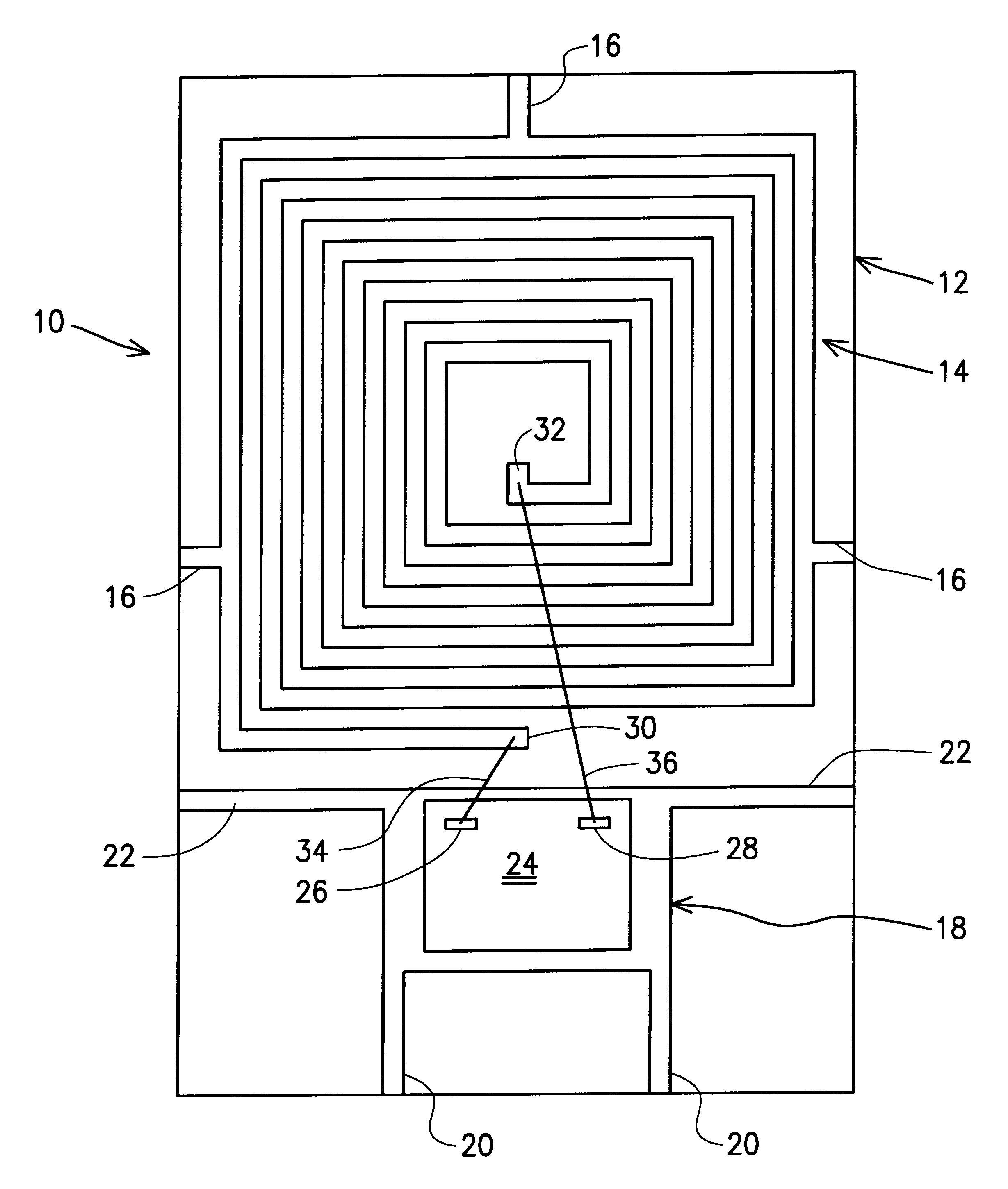 Combination inductive coil and integrated circuit semiconductor chip in a single lead frame package and method therefor