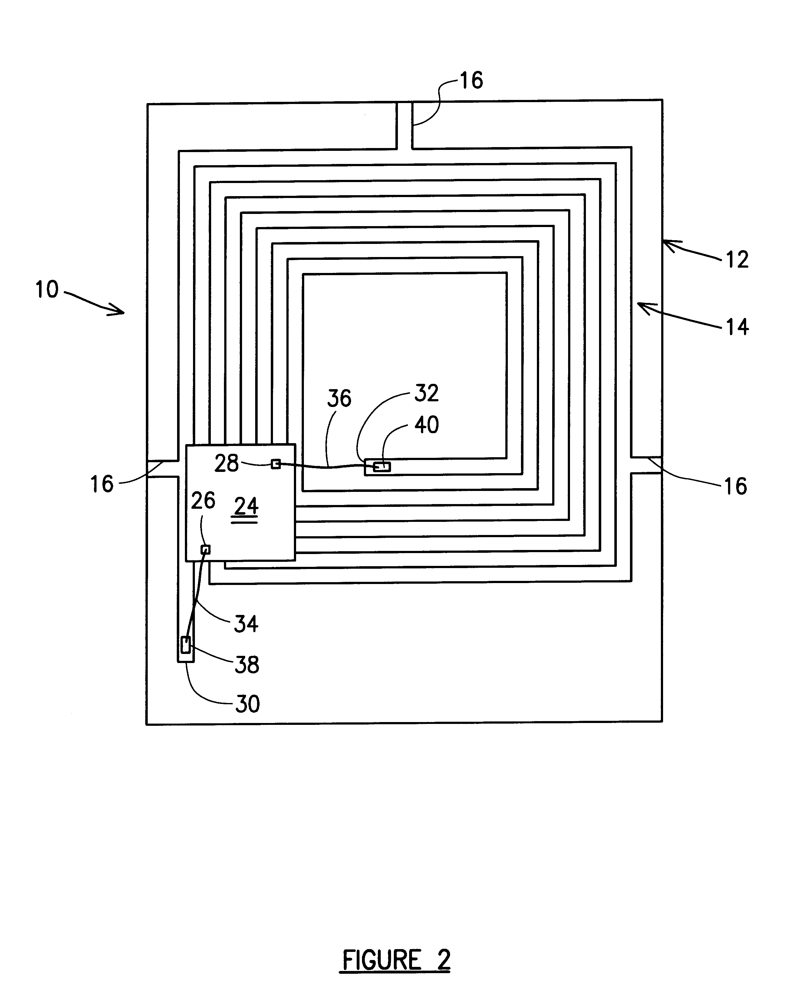 Combination inductive coil and integrated circuit semiconductor chip in a single lead frame package and method therefor