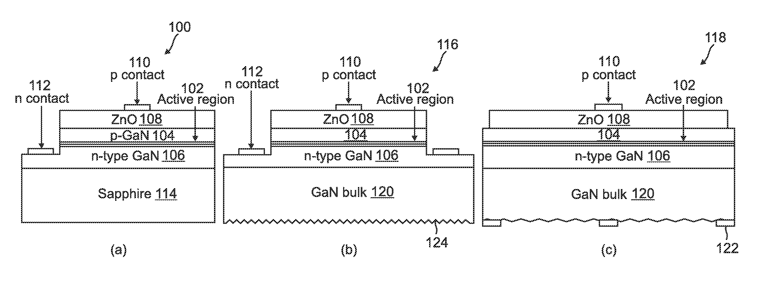 Light emitting diodes with zinc oxide current spreading and light extraction layers deposited from low temperature aqueous solution