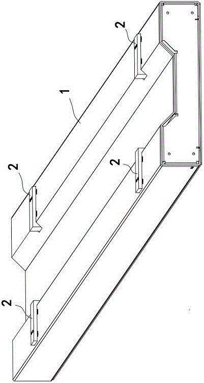 Photo machine pad type platform support structure and manufacturing method thereof