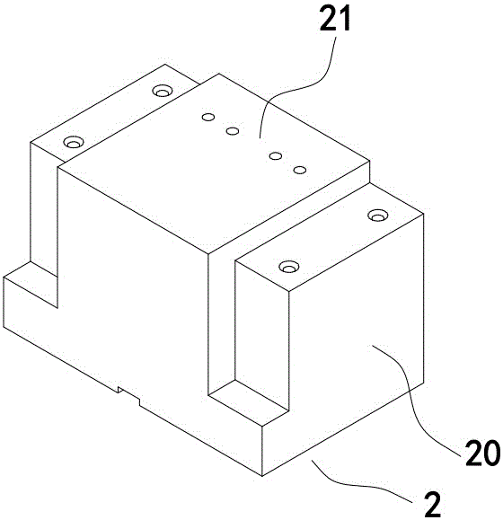 Photo machine pad type platform support structure and manufacturing method thereof