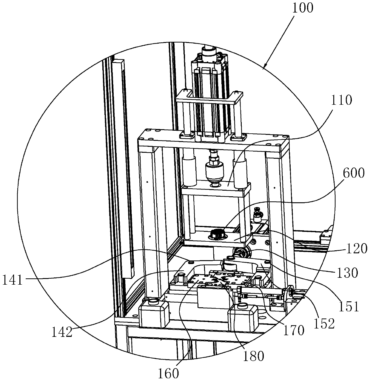 Coil reshaping and pin shearing machine