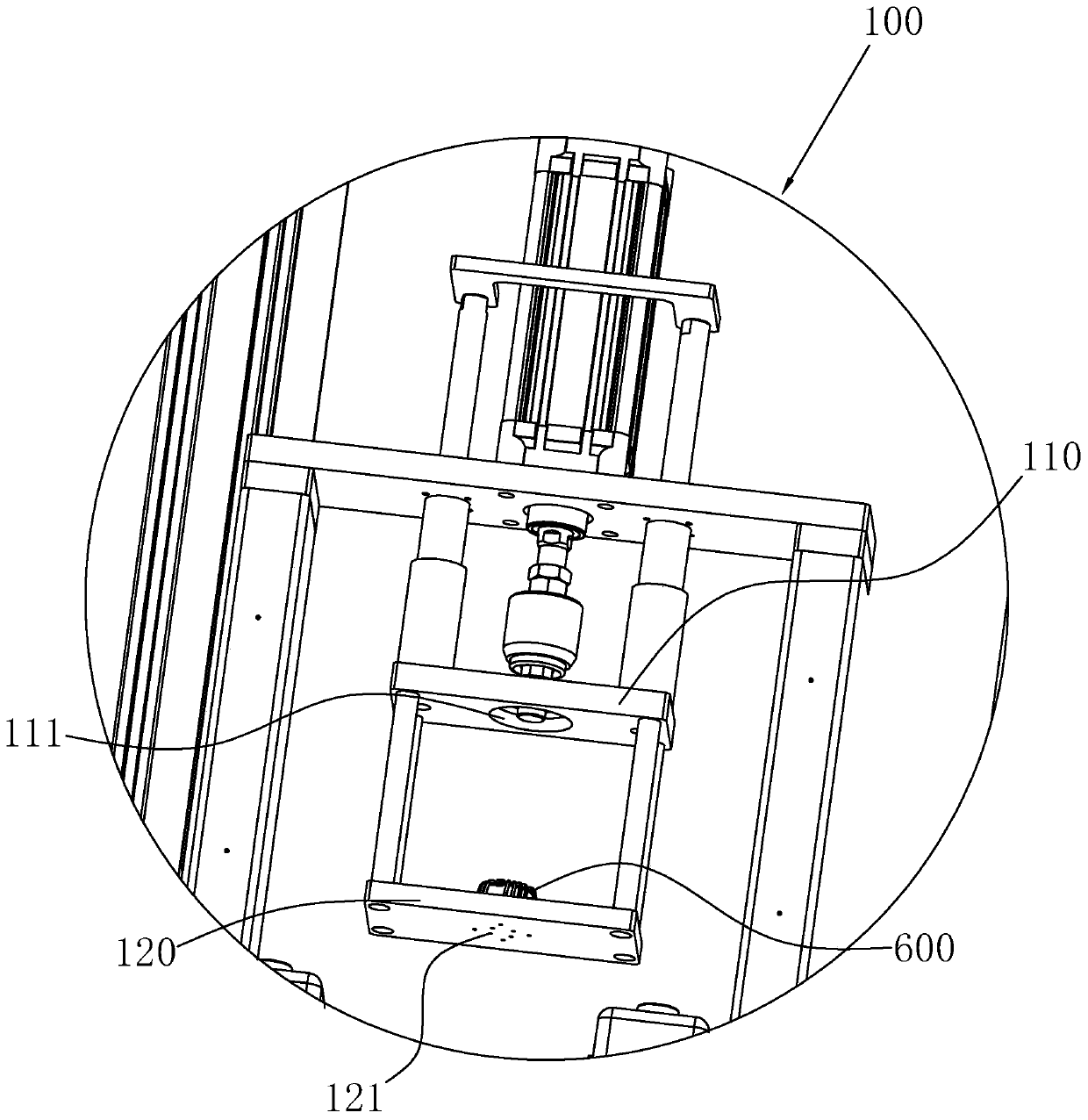 Coil reshaping and pin shearing machine