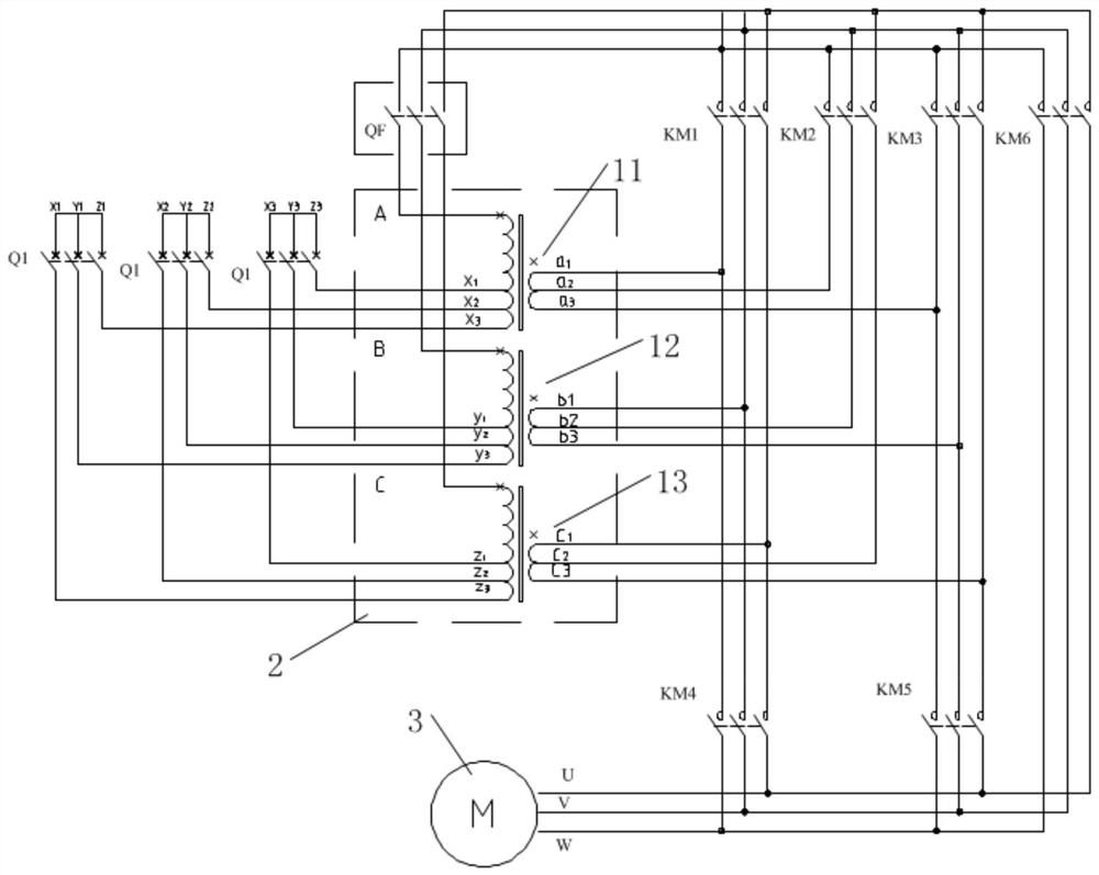 Permanent magnet motor voltage adaptive control system and method