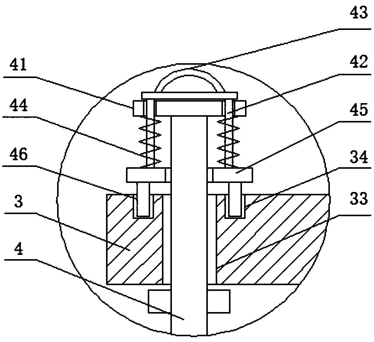 Concrete precast block mould with automatic material feeding function