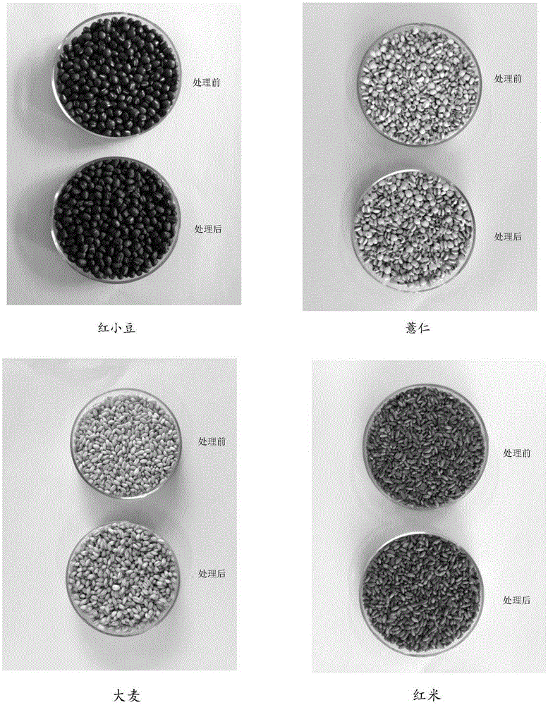 A kind of processing method of pre-cooked miscellaneous grains cooked and cooked together with rice