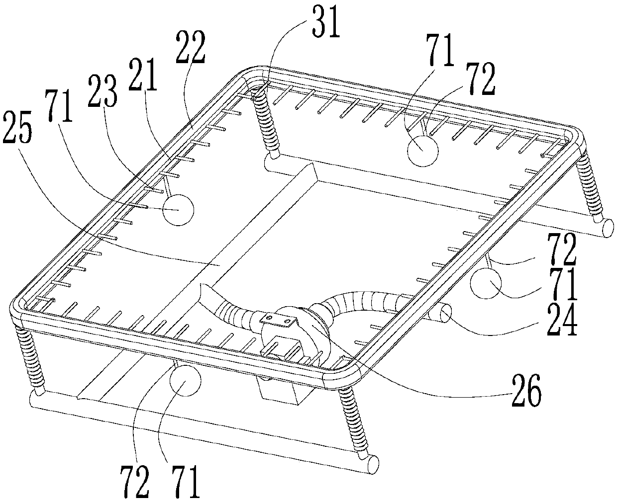 Automatic lifting dish-washing machine