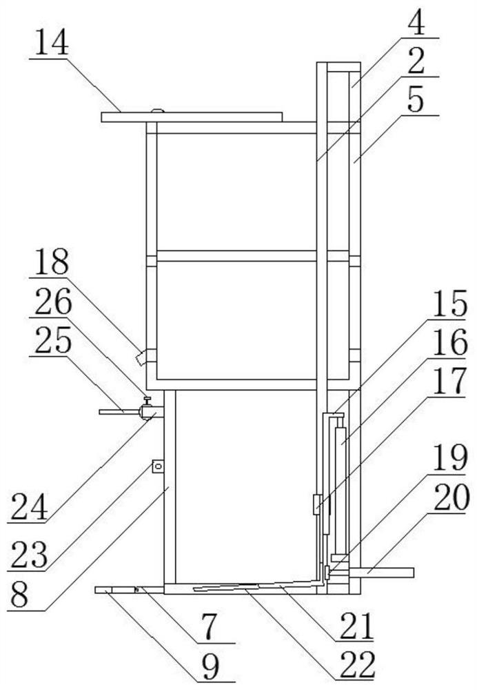 Light semi-automatic road cone collecting and releasing all-in-one machine