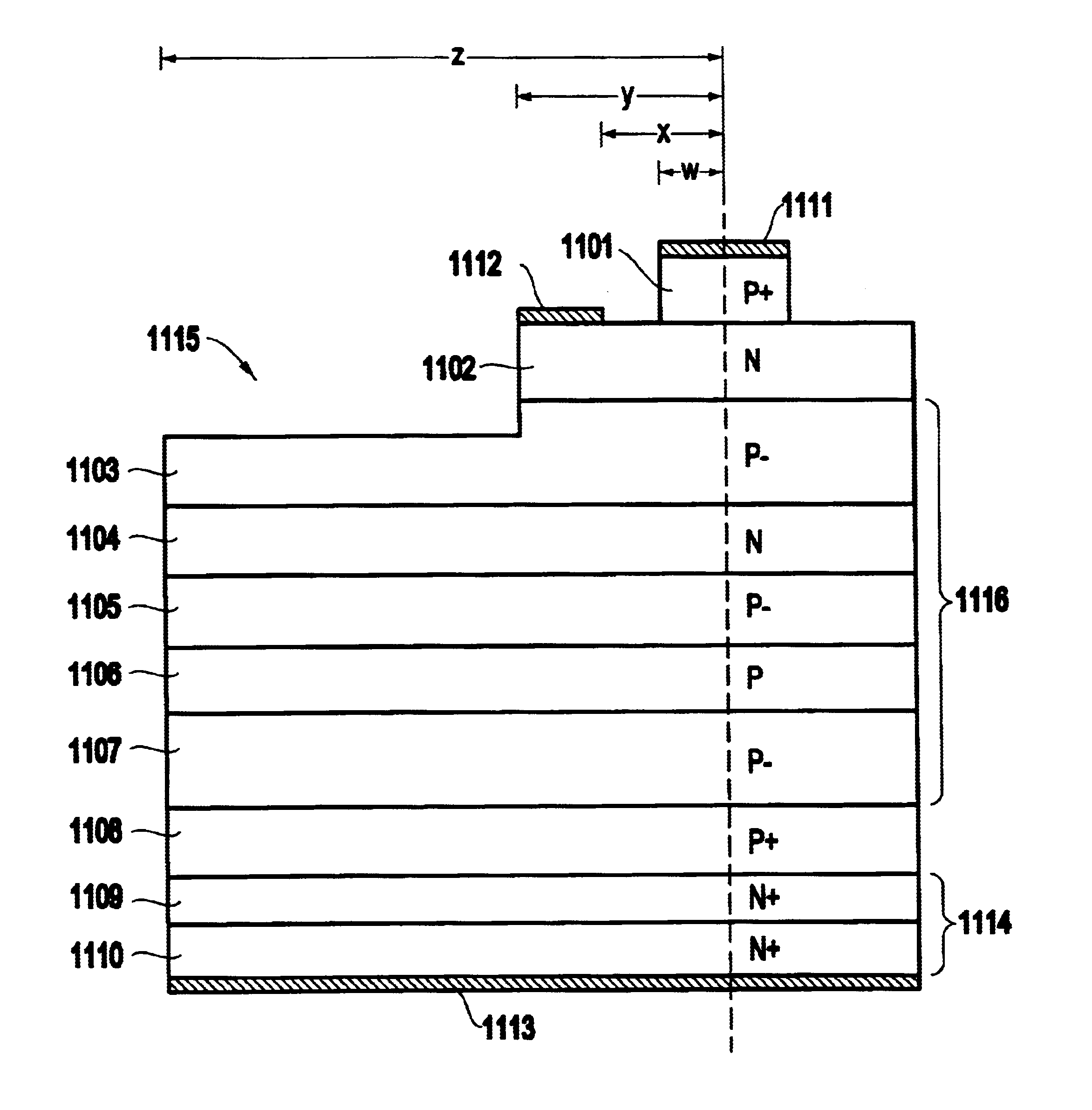 Silicon carbide power devices having increased voltage blocking capabilities