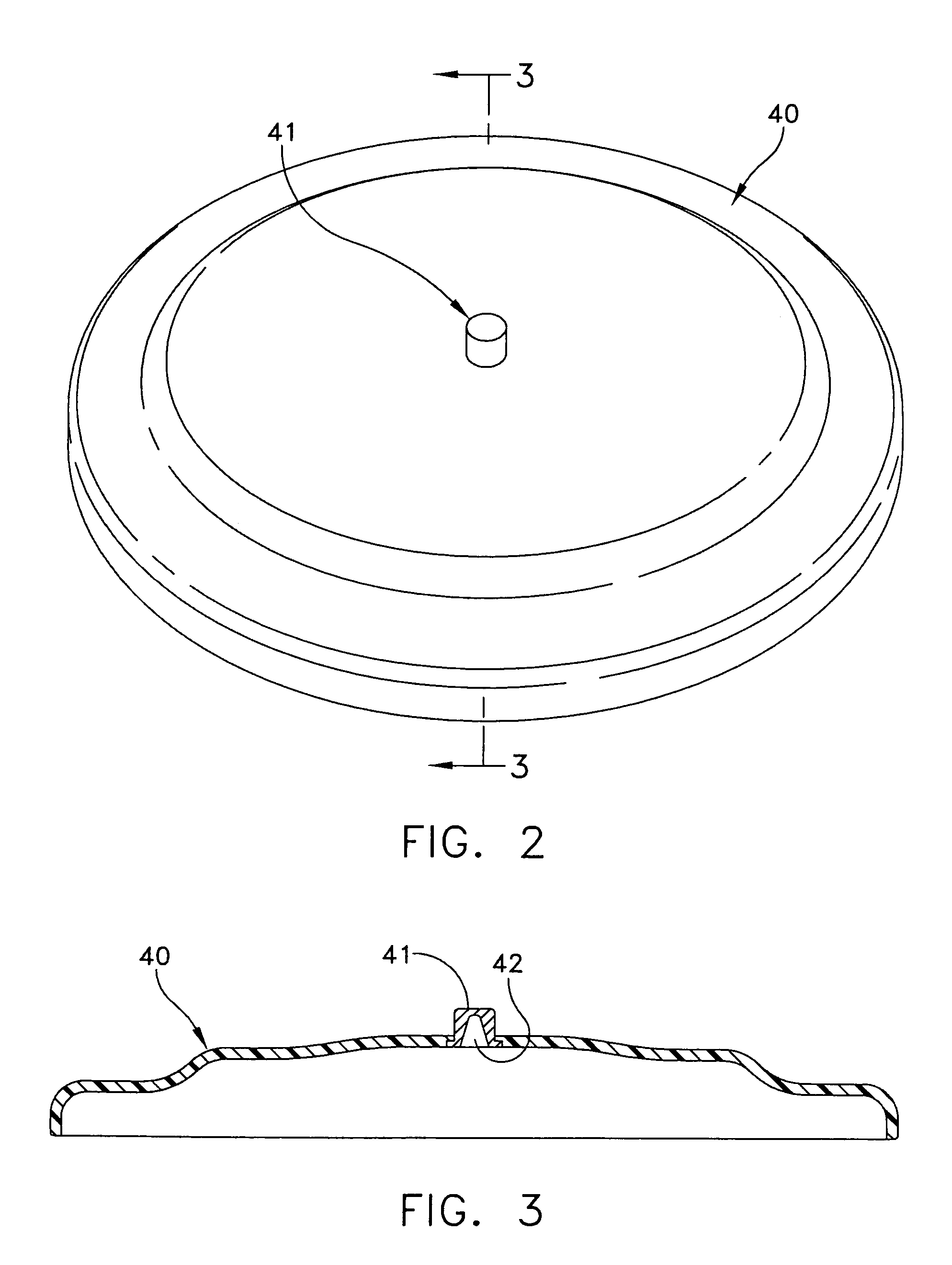 Disc launching device