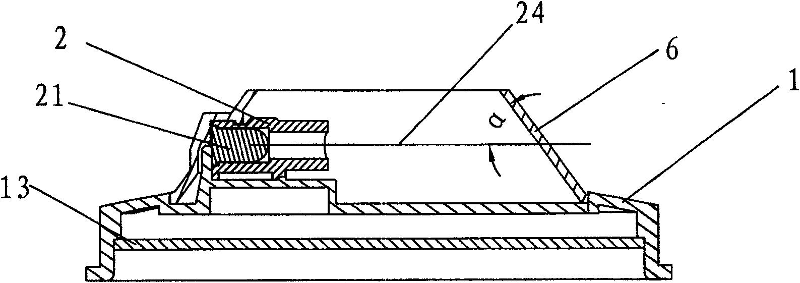 Implementing method for back photoelectric smoke induction investigator and its device