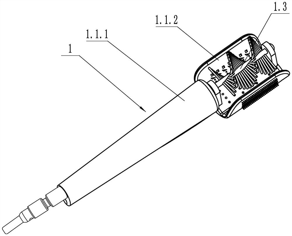 A method of controlling the rotation direction of an electric toothbrush