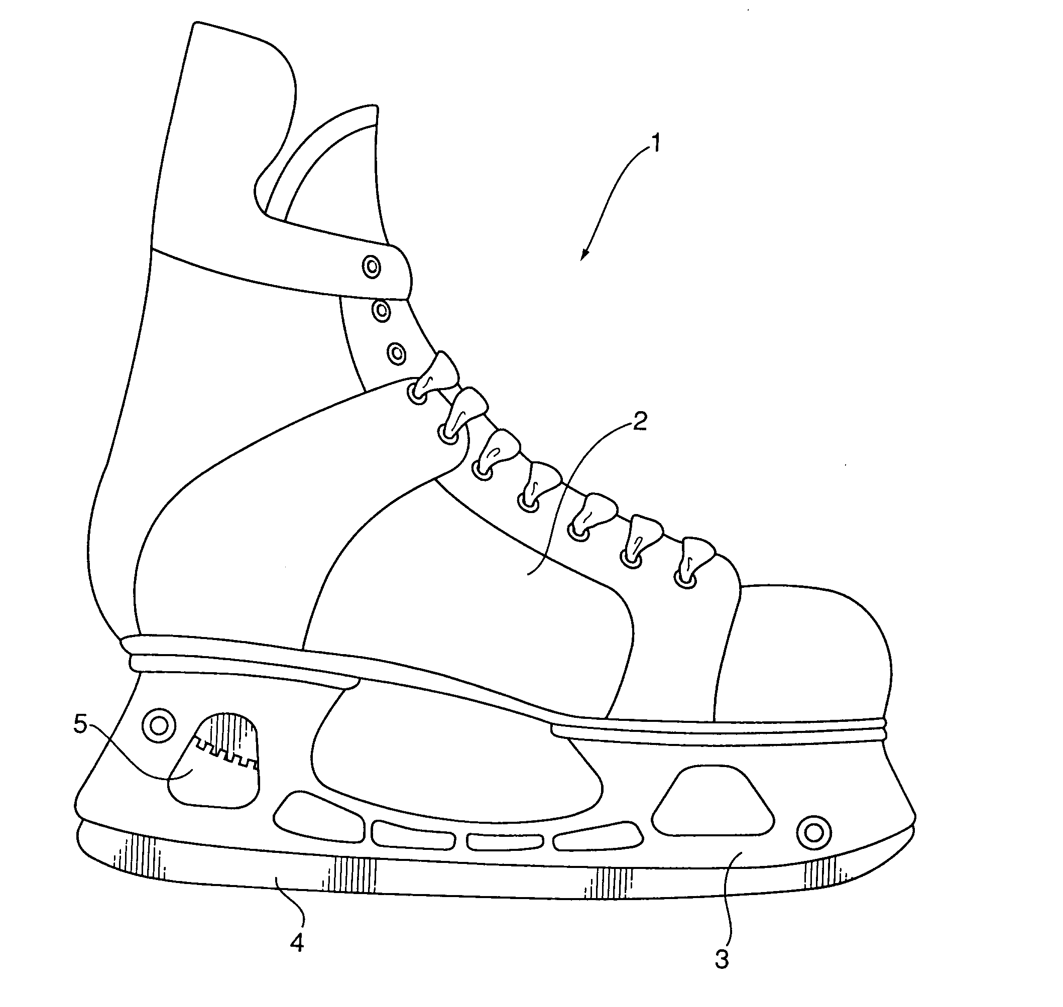 Rotary retention latch for replaceable skate blade systems