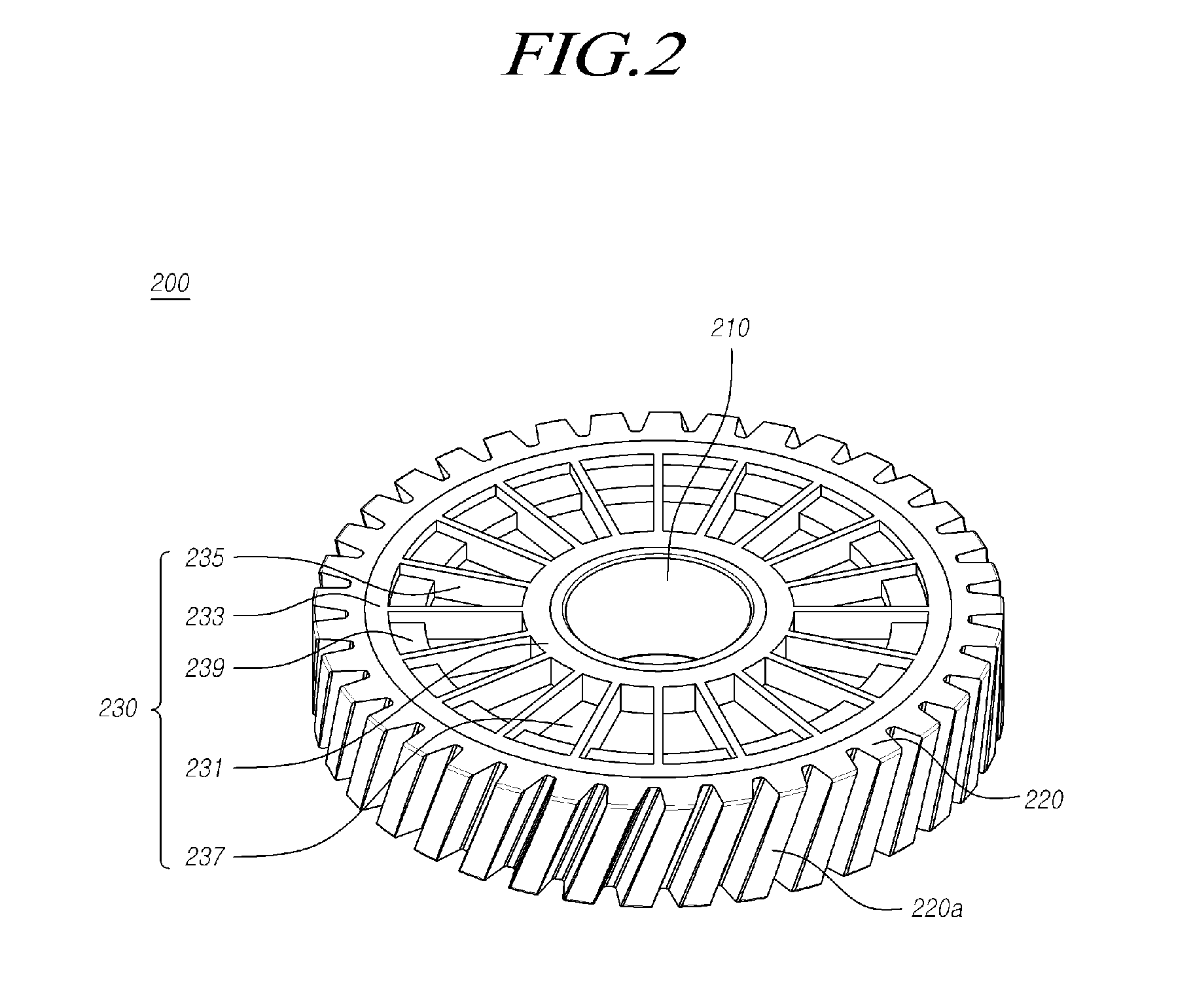 Worm wheel for electric power steering apparatus and method for manufacturing the same