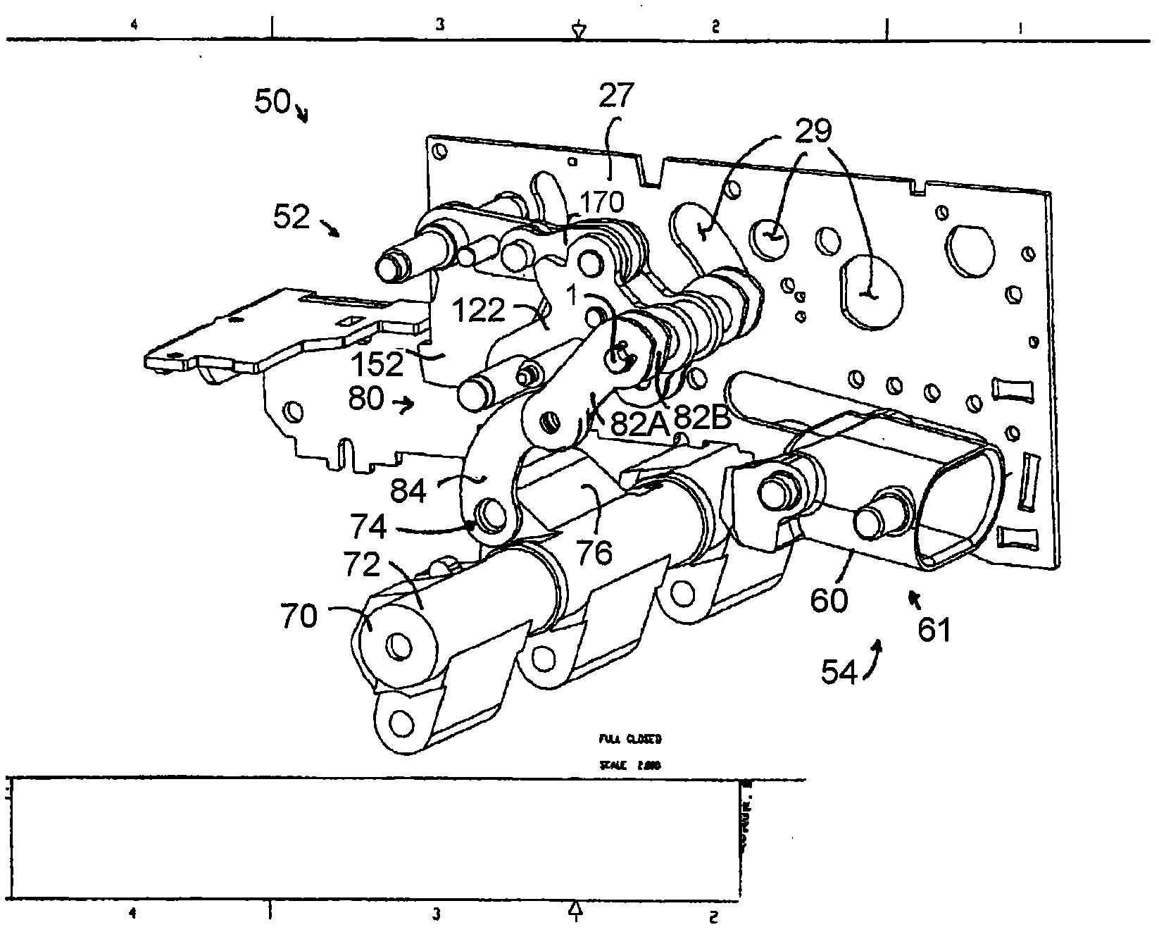 Electrical switching apparatus having a cradle with combined pivot and over-toggle reversing pin