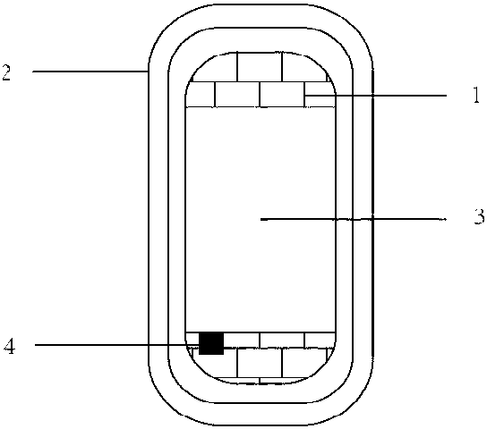 Small and medium-sized automobile tire burst emergency device