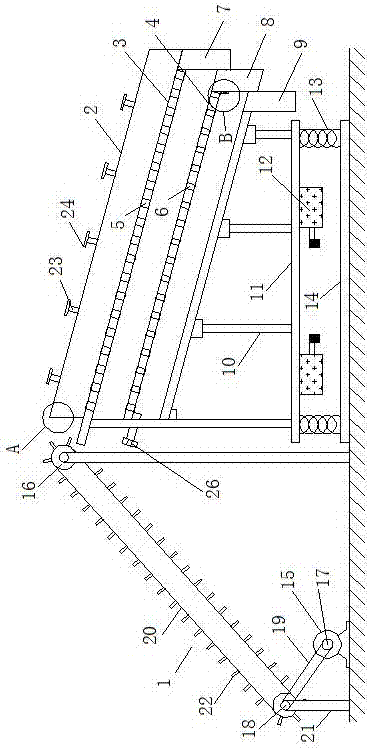 Automatic-feeding ore screening device for ore machine