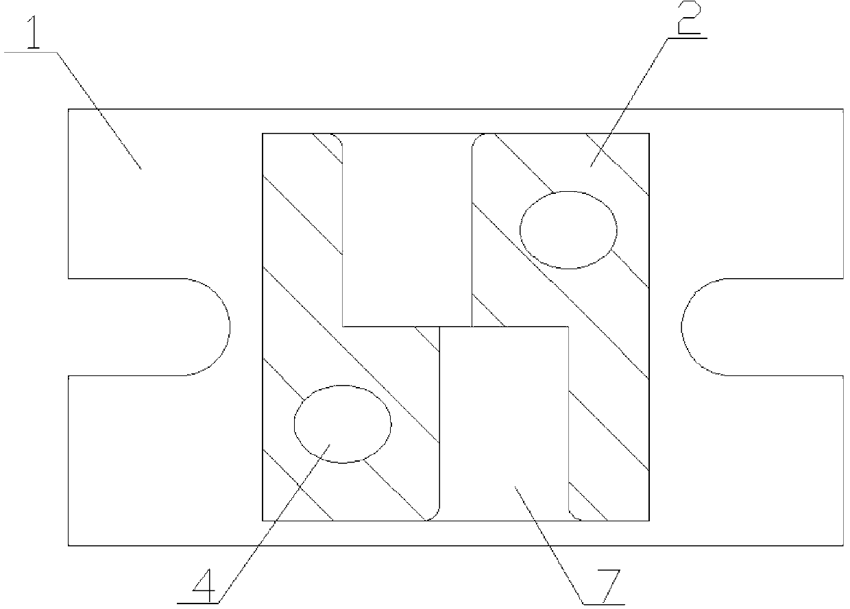 Sectional type air splicing chamber