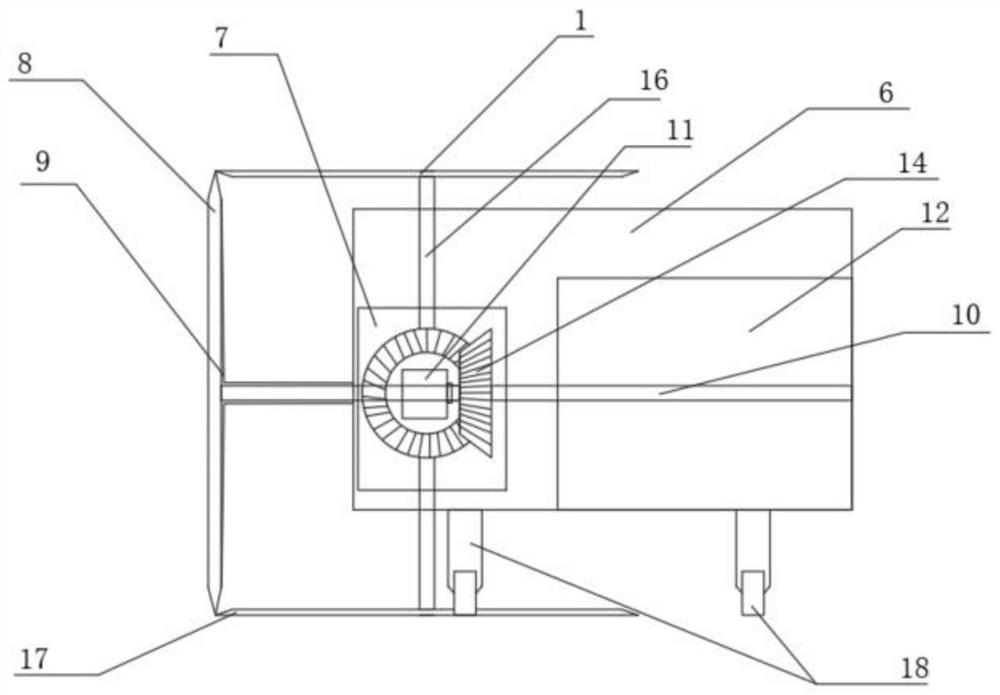 Hidden skirting line grooving machine and application method thereof