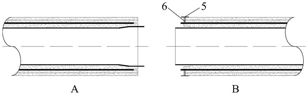 A kind of fabric reinforced concrete-steel pipe-frp composite pipe and its manufacturing method