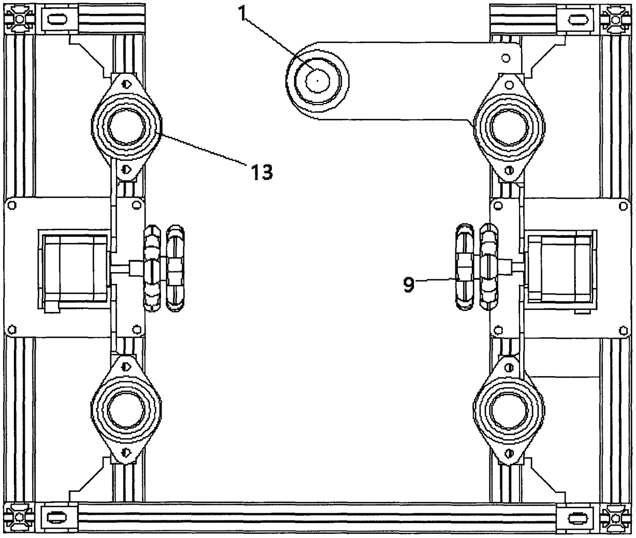 Electric sewing machine device based on machine vision