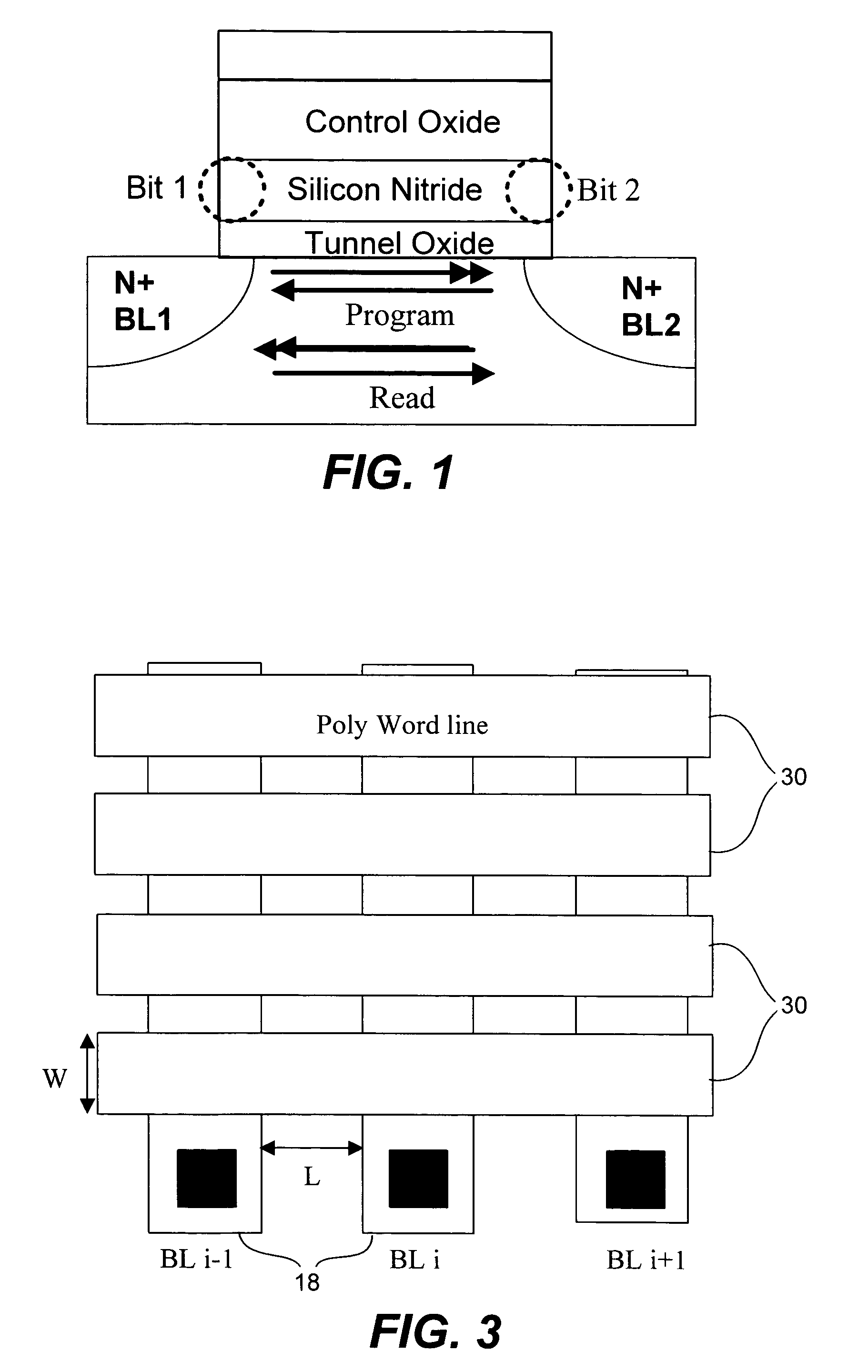 Two bit/four bit SONOS flash memory cell