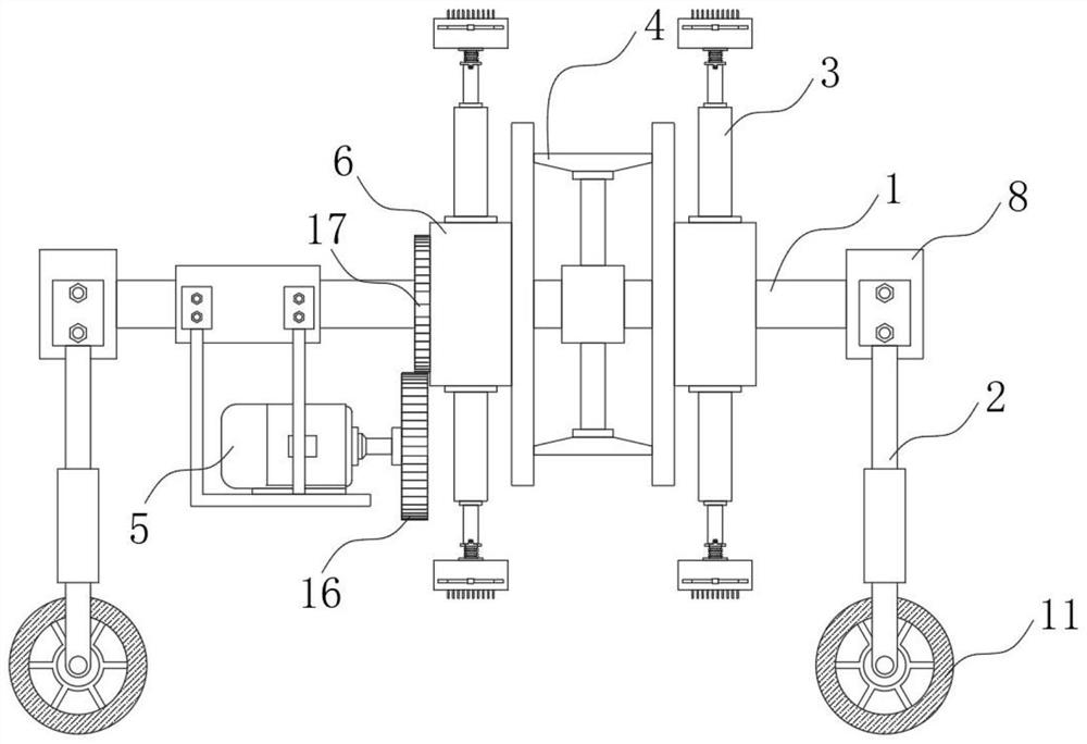 Urban underground pipeline repairing device