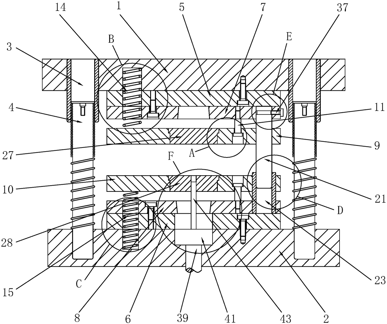 Extruding universal formwork