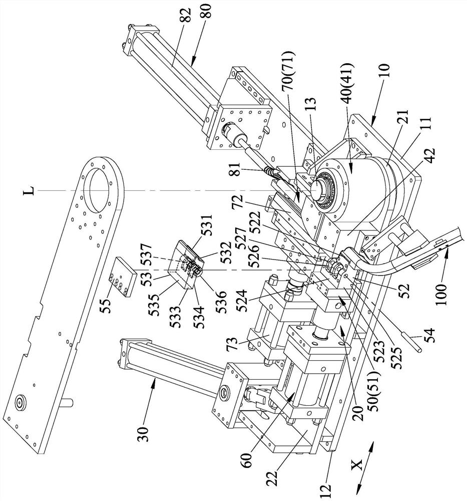 Pipe bending and die clamping device