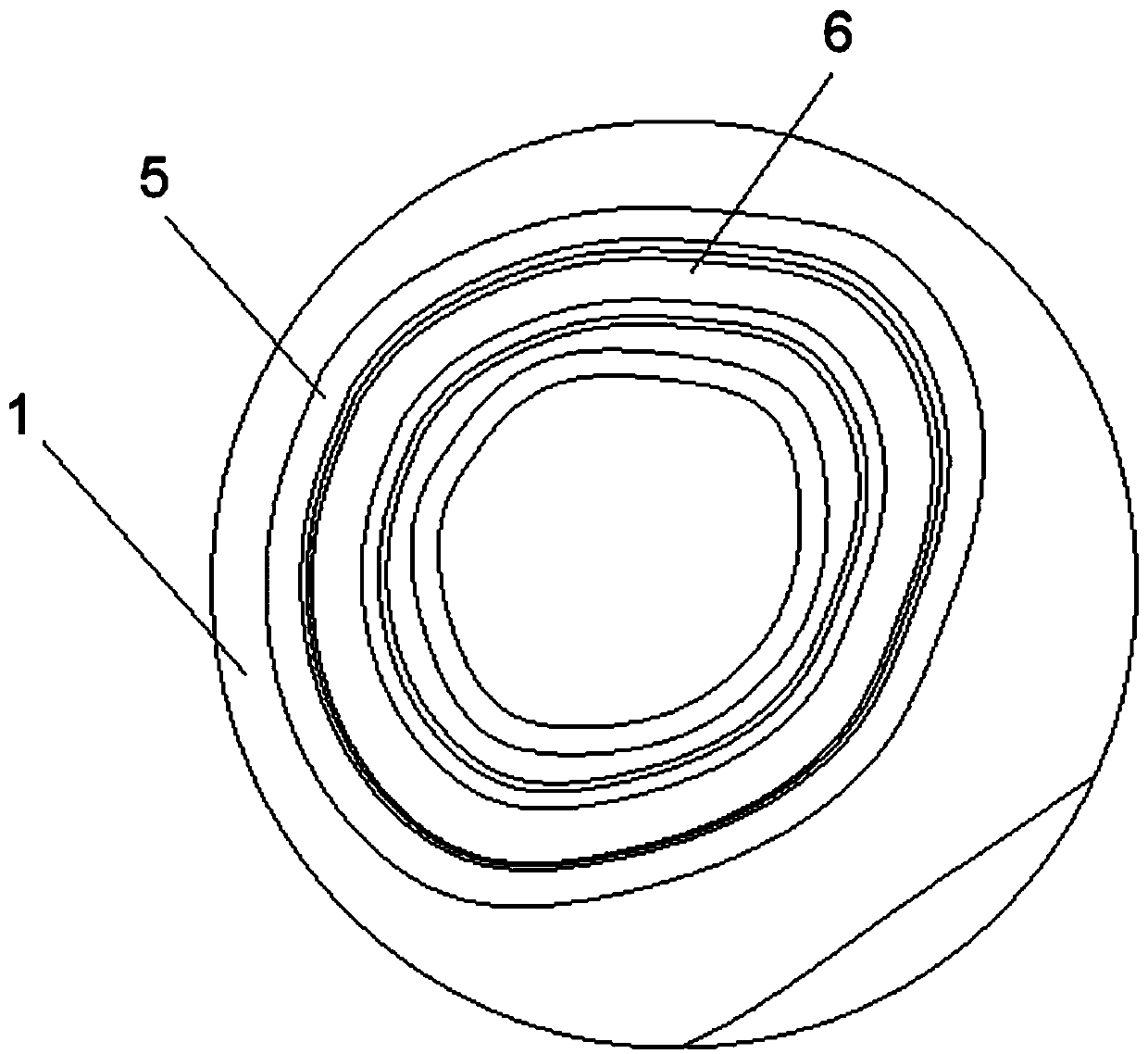 Improved special abdominal belt for stoma