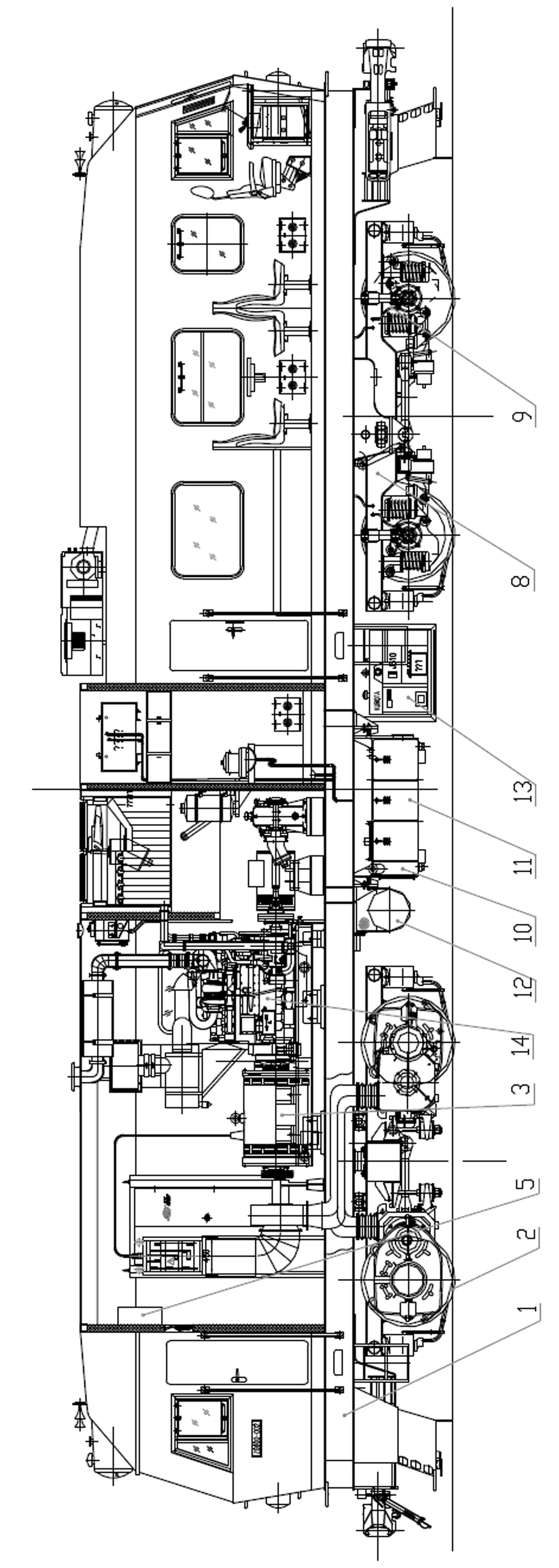 Heavy-duty rail motor car